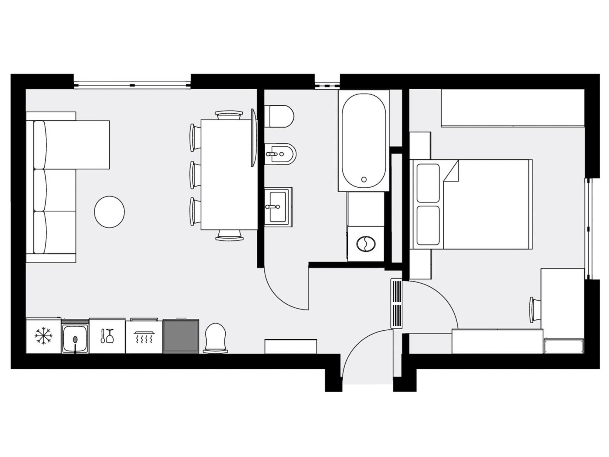 Urban Apartments Premium No 3, Free Private Parking, Self Check-In 霍茹夫 外观 照片